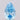 1.50ct Pear Lab Grown Diamond (Colour Fancy Vivid Blue, Clarity SI1, IGI Certified)